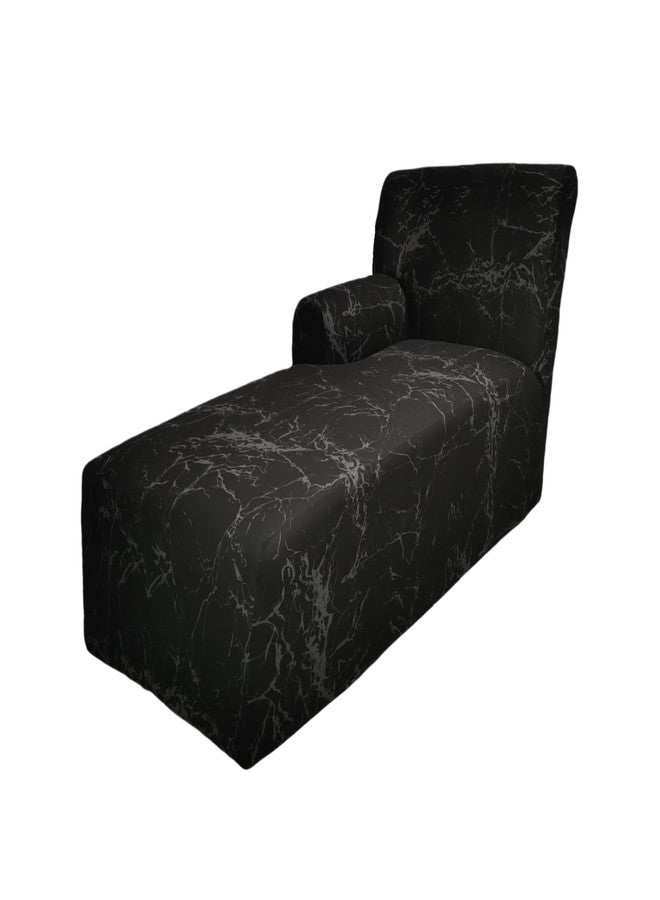 GZYLCH Chaise Lounge with Arm Sofa Slipcover, Chaise Cushion Protector Washable Furniture Protector with Elastic Strap, Left/Right Thick L Shaped Couch Cover for Living Room,3,Left - Image 1